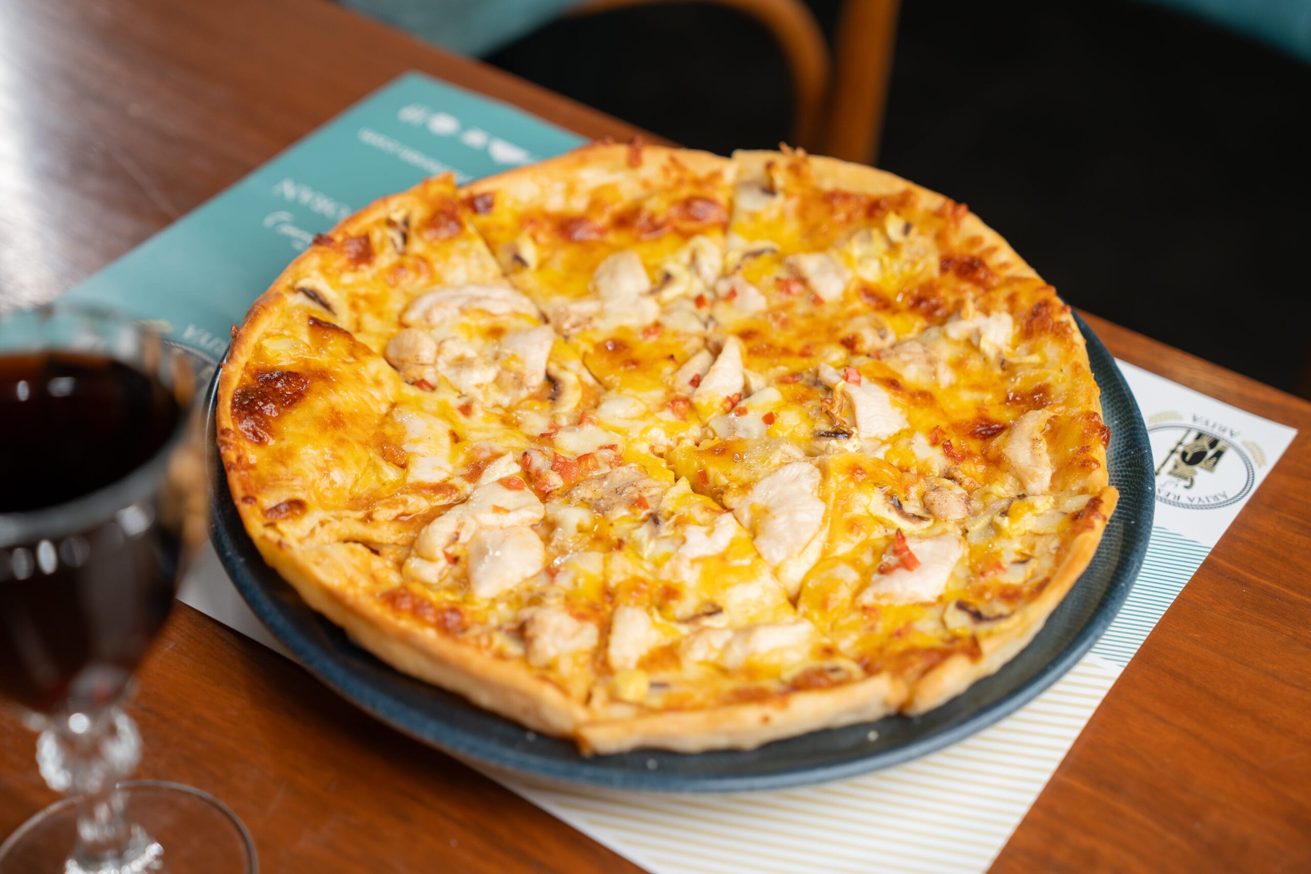 پیتزا چیکن ماشروم