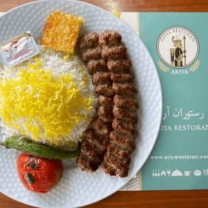 چلو کباب کوبیده