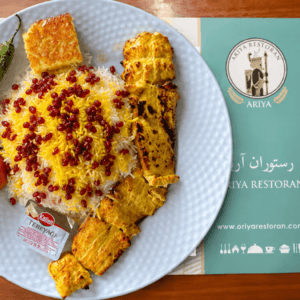 چلو جوجه کباب با زرشک